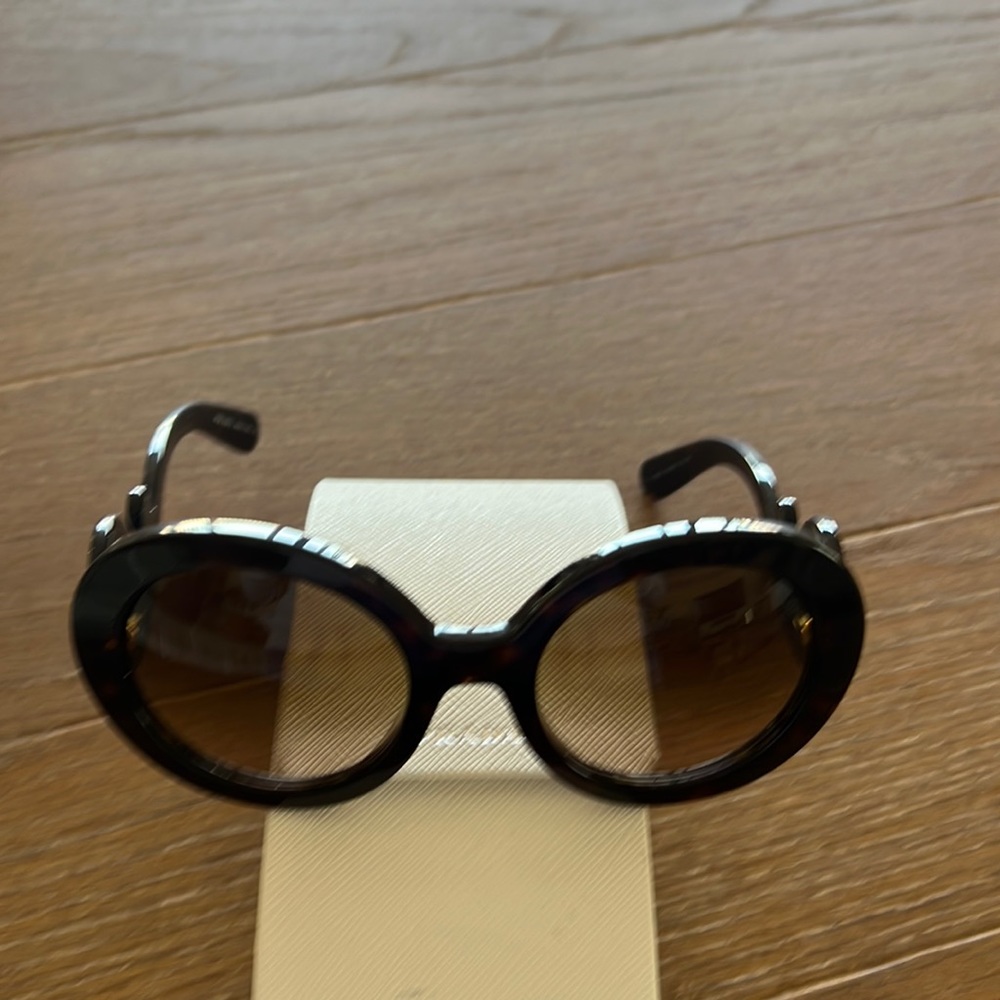 Prada Baroque Sunglasses in Havana Brown